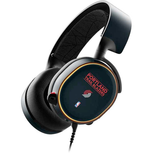 NBA Portland Trail Blazers Standard - Black SteelSeries Arctis 5 Skin