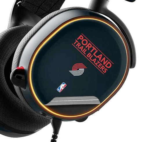 NBA Portland Trail Blazers Standard - Black SteelSeries Arctis 5 Skin