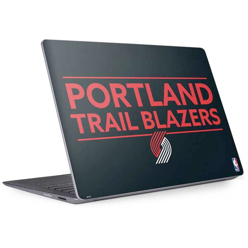 NBA Portland Trail Blazers Standard - Black Surface Laptop 2 Skin