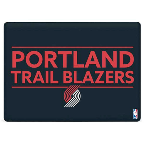 NBA Portland Trail Blazers Standard - Black Surface Laptop 2 Skin