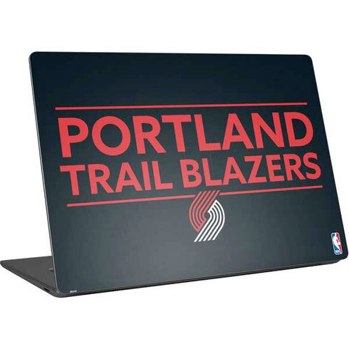 NBA Portland Trail Blazers Standard - Black Surface Laptop 4 15in Skin
