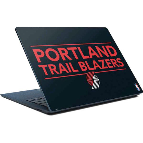 NBA Portland Trail Blazers Standard - Black Surface Laptop Skin
