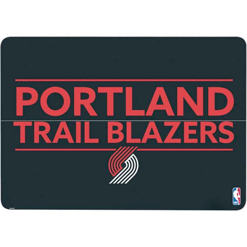 NBA Portland Trail Blazers Standard - Black Surface Laptop Studio Skin