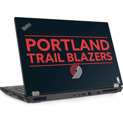 NBA Portland Trail Blazers Standard - Black Lenovo ThinkPad Skin