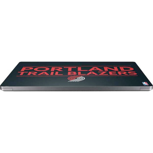 NBA Portland Trail Blazers Standard - Black Universal Laptop 12in (9.8 x 6.8in) Skin