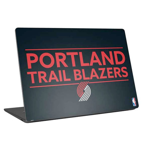 NBA Portland Trail Blazers Standard - Black Universal Laptop 18in (14.6 x 10.6in) Skin