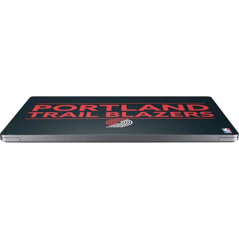 NBA Portland Trail Blazers Standard - Black Universal Laptop 18in (14.6 x 10.6in) Skin