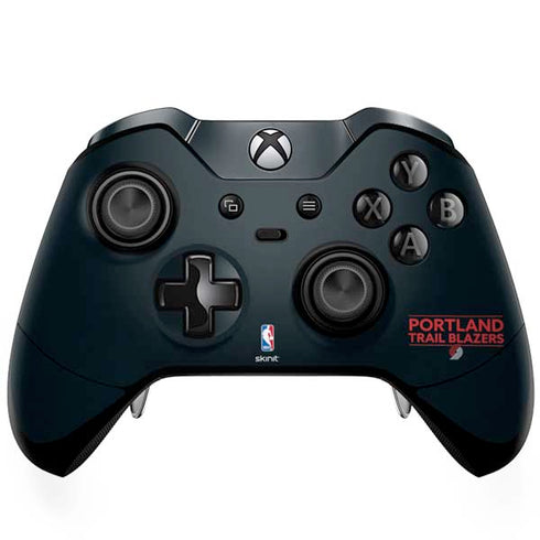 NBA Portland Trail Blazers Standard - Black Xbox One Elite Controller Skin