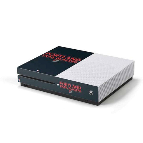 NBA Portland Trail Blazers Standard - Black Xbox One S Console Skin