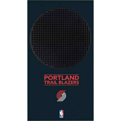 NBA Portland Trail Blazers Standard - Black Xbox Series S Console Skin