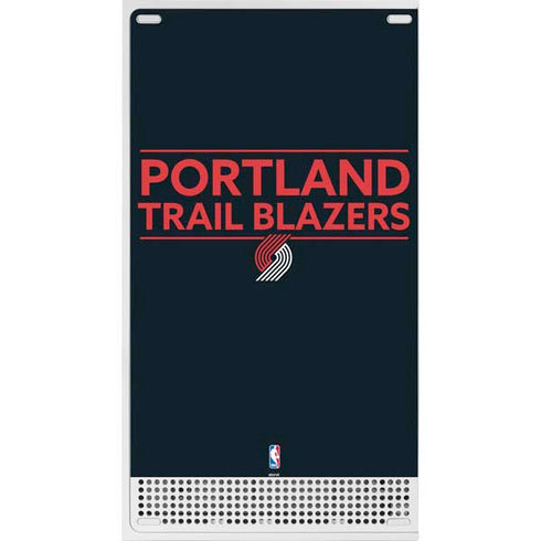NBA Portland Trail Blazers Standard - Black Xbox Series S Console Skin