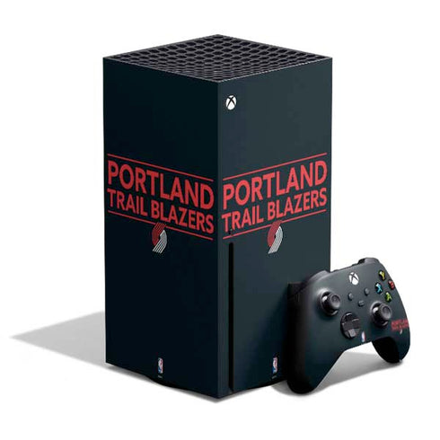 NBA Portland Trail Blazers Standard - Black Xbox Series X Bundle Skin