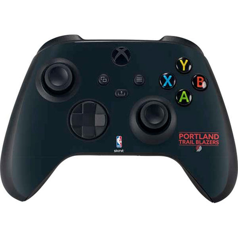 NBA Portland Trail Blazers Standard - Black Xbox Series X Controller Skin