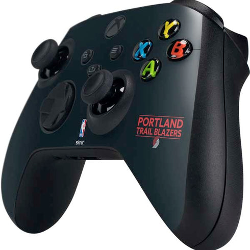 NBA Portland Trail Blazers Standard - Black Xbox Series X Controller Skin