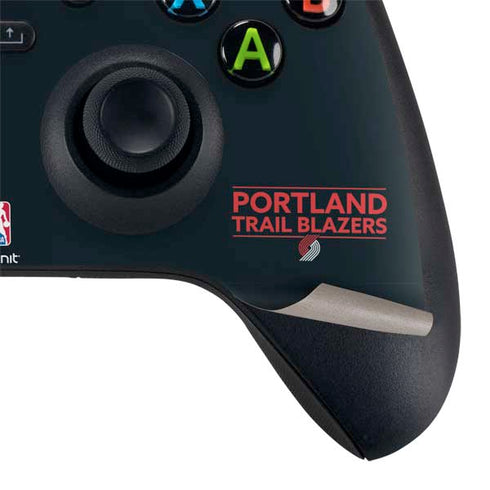 NBA Portland Trail Blazers Standard - Black Xbox Series X Controller Skin