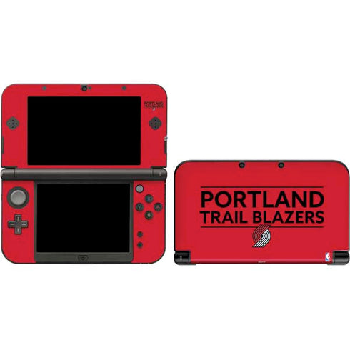 NBA Portland Trail Blazers Standard - Red 3DS XL 2015 Skin