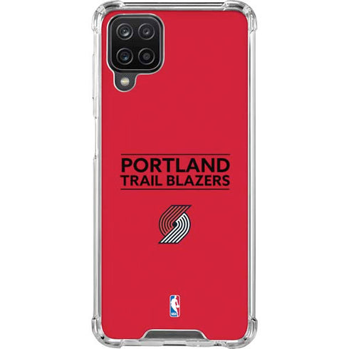 NBA Portland Trail Blazers Standard - Red Galaxy A12 Clear Case