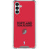 NBA Portland Trail Blazers Standard - Red Galaxy A13 5G Clear Case