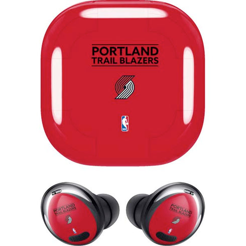 NBA Portland Trail Blazers Standard - Red Galaxy Buds Pro Skin