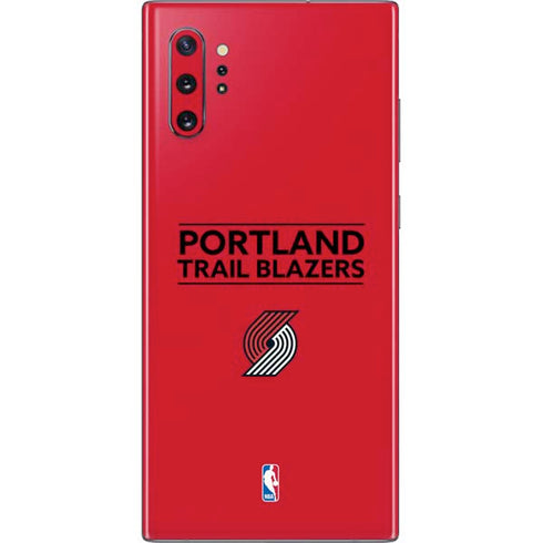 NBA Portland Trail Blazers Standard - Red Galaxy Note 10 Plus Skin