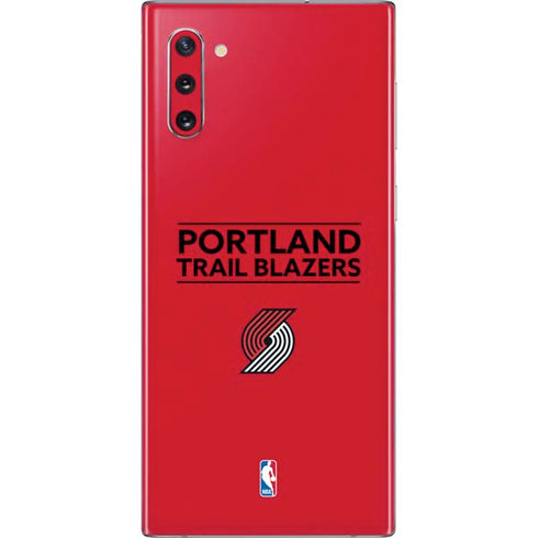 NBA Portland Trail Blazers Standard - Red Galaxy Note 10 Skin