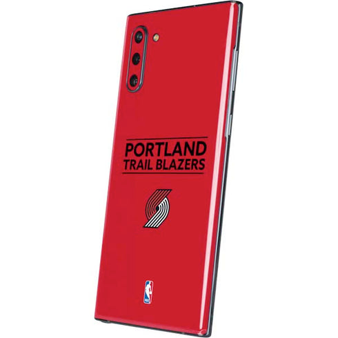 NBA Portland Trail Blazers Standard - Red Galaxy Note 10 Skin