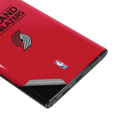 NBA Portland Trail Blazers Standard - Red Galaxy Note 10 Skin