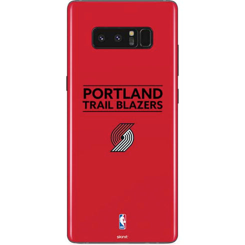 NBA Portland Trail Blazers Standard - Red Galaxy Note 8 Skin