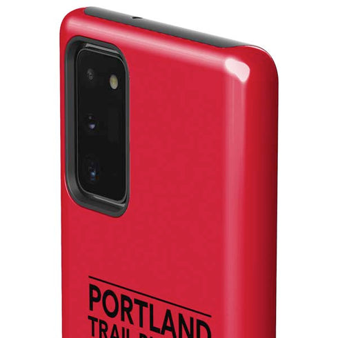 NBA Portland Trail Blazers Standard - Red Galaxy Note20 5G Pro Case