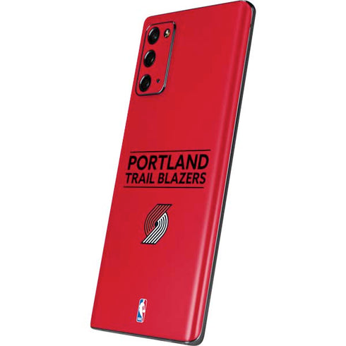NBA Portland Trail Blazers Standard - Red Galaxy Note20 5G Skin