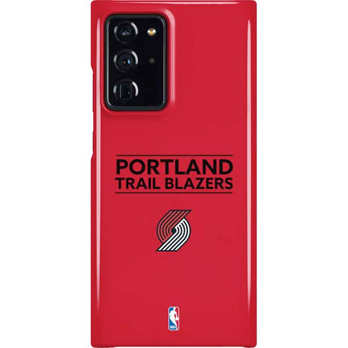 NBA Portland Trail Blazers Standard - Red Galaxy Note20 Ultra 5G Lite Case