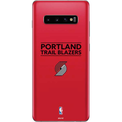 NBA Portland Trail Blazers Standard - Red Galaxy S10 Plus Skin