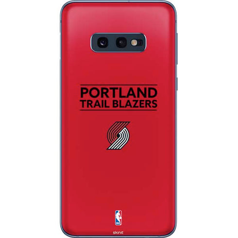 NBA Portland Trail Blazers Standard - Red Galaxy S10e Skin