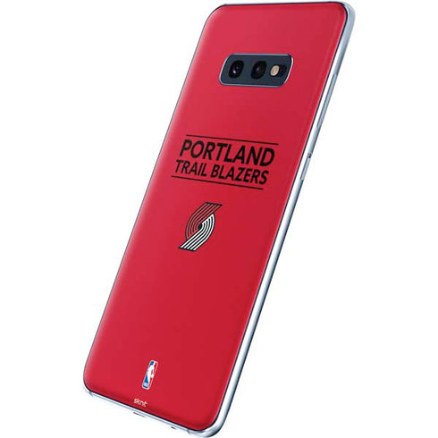 NBA Portland Trail Blazers Standard - Red Galaxy S10e Skin