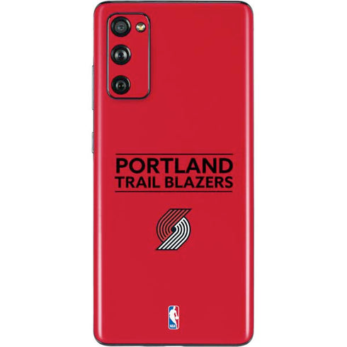 NBA Portland Trail Blazers Standard - Red Galaxy S20 Fan Edition Skin