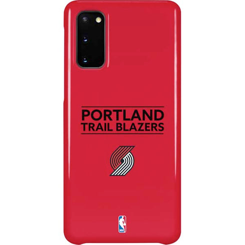 NBA Portland Trail Blazers Standard - Red Galaxy S20 Lite Case