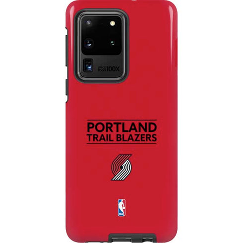 NBA Portland Trail Blazers Standard - Red Galaxy S20 Ultra 5G Pro Case