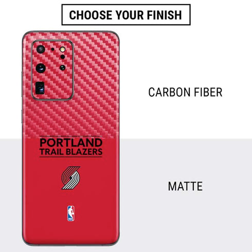 NBA Portland Trail Blazers Standard - Red Galaxy S20 Ultra 5G Skin