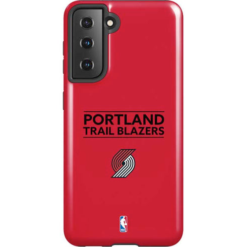 NBA Portland Trail Blazers Standard - Red Galaxy S21 5G Pro Case