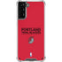 NBA Portland Trail Blazers Standard - Red Galaxy S21 Plus 5G Clear Case