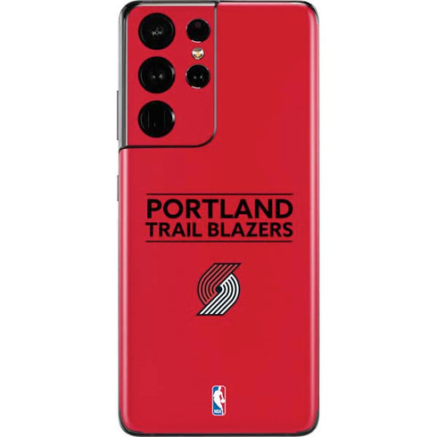 NBA Portland Trail Blazers Standard - Red Galaxy S21 Ultra 5G Skin