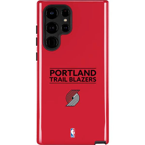 NBA Portland Trail Blazers Standard - Red Galaxy S22 Ultra Pro Case