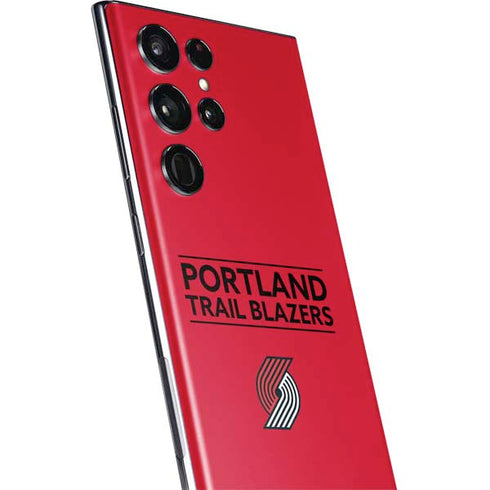 NBA Portland Trail Blazers Standard - Red Galaxy S22 Ultra Skin