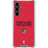 NBA Portland Trail Blazers Standard - Red Galaxy S23 FE Clear Case