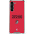 NBA Portland Trail Blazers Standard - Red Galaxy S23 Plus Clear Case