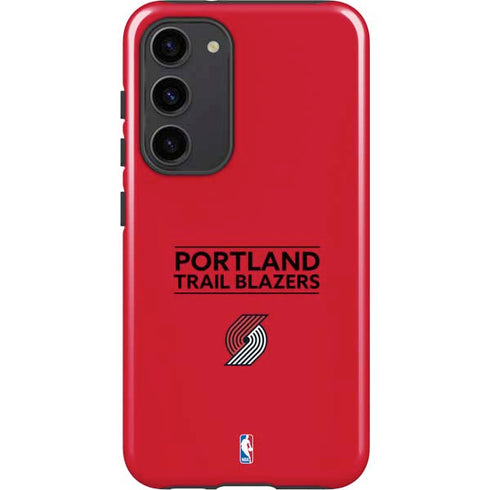 NBA Portland Trail Blazers Standard - Red Galaxy S23 Plus Pro Case