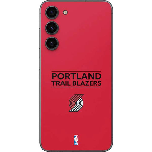 NBA Portland Trail Blazers Standard - Red Galaxy S23 Plus Skin