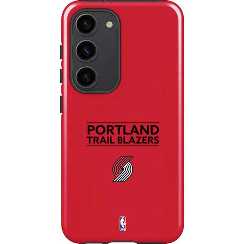 NBA Portland Trail Blazers Standard - Red Galaxy S23 Pro Case