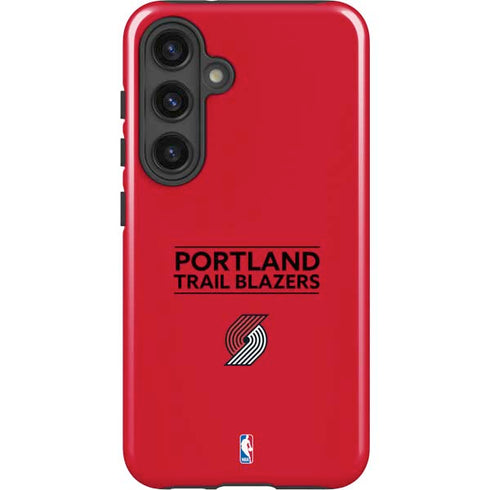 NBA Portland Trail Blazers Standard - Red Galaxy S24 Impact Case