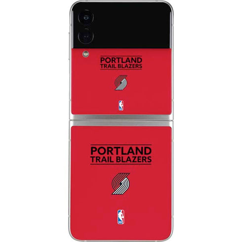 NBA Portland Trail Blazers Standard - Red Galaxy Z Flip3 5G Skin